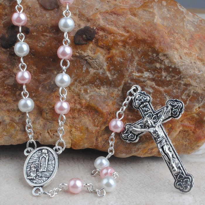 Pearl beads rosary,pearl beads rosary